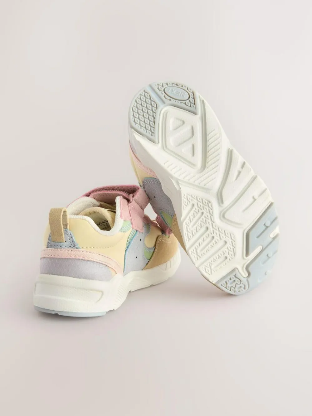 Next Standard Fit (F) Elastic Lace Touch Fasten Trainers^ Sneakers|Sneakers