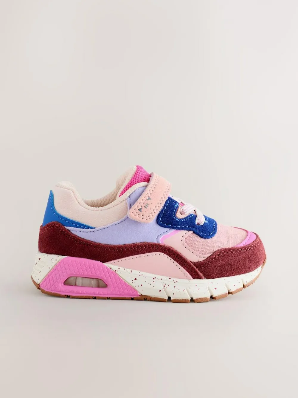 Outlet Next Elastic Lace Chunky Trainers Multi Pink