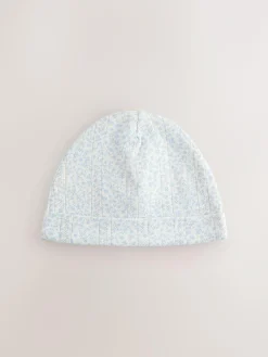 Next Multi Pointelle Baby Beanies 3 Pack (0-18mths)^ Hats & Scratch Mitts|Newborn Accessories