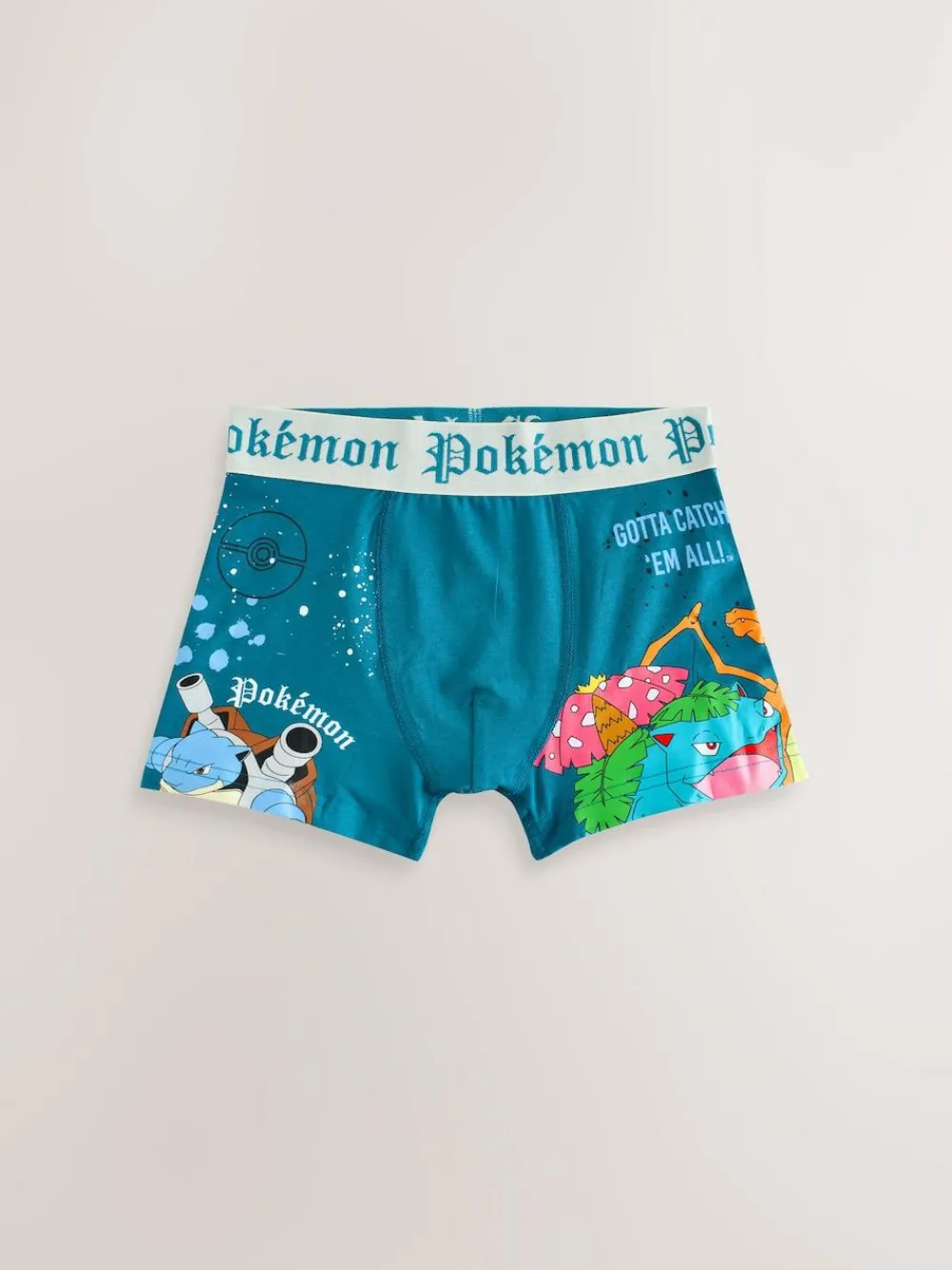 New Next Multi Pokemon Trunks 3 Pack (5-12yrs)