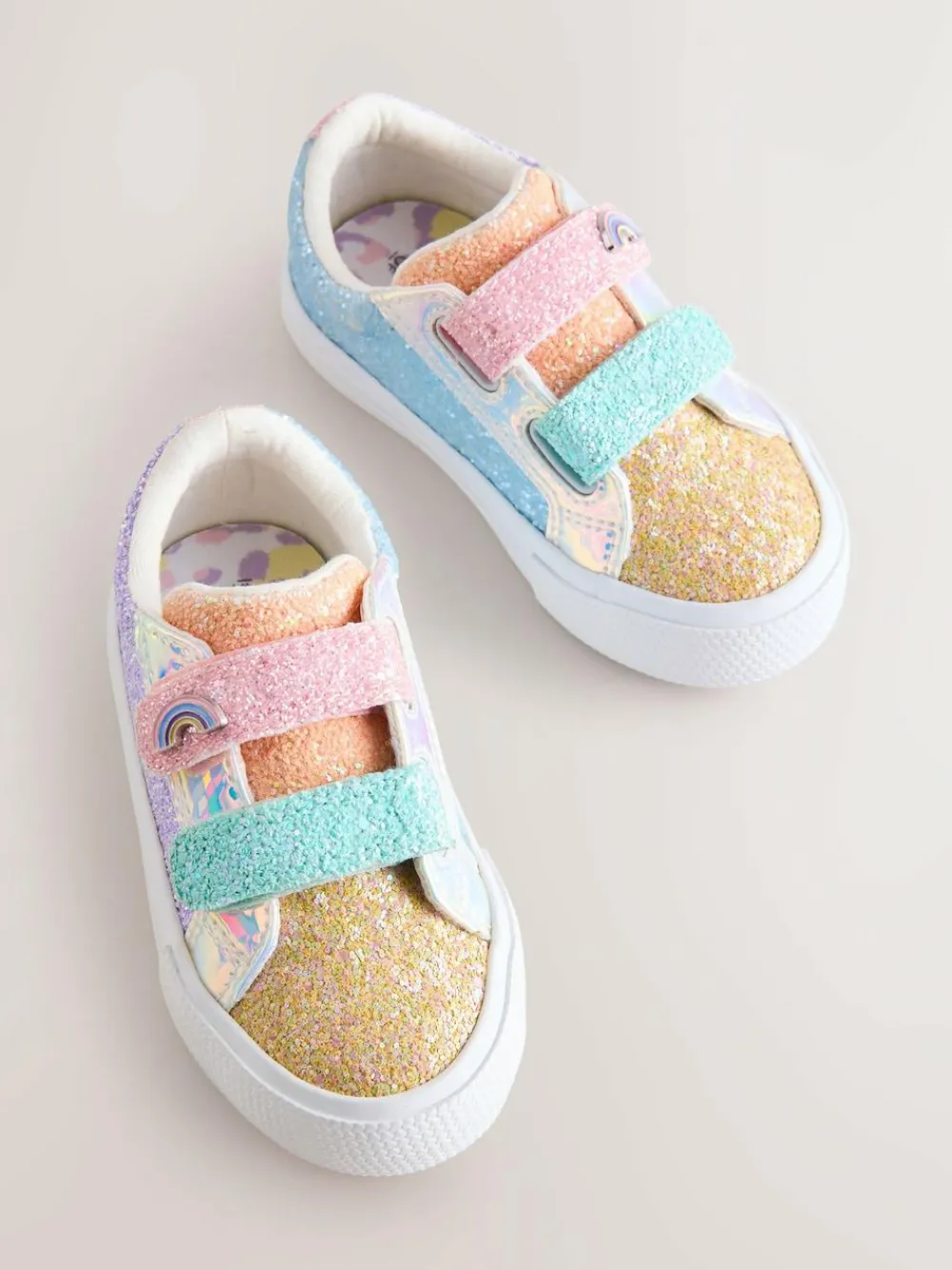 Next Standard Fit (F) Chunky Trainers With Touch Fastening^ Sneakers|Sneakers