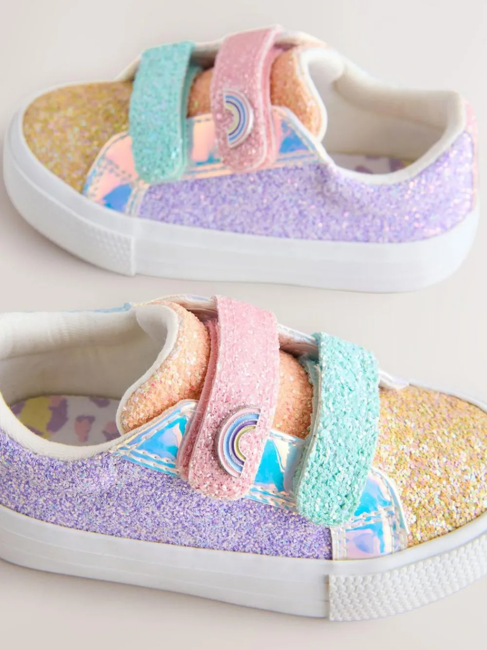 Next Standard Fit (F) Chunky Trainers With Touch Fastening^ Sneakers|Sneakers