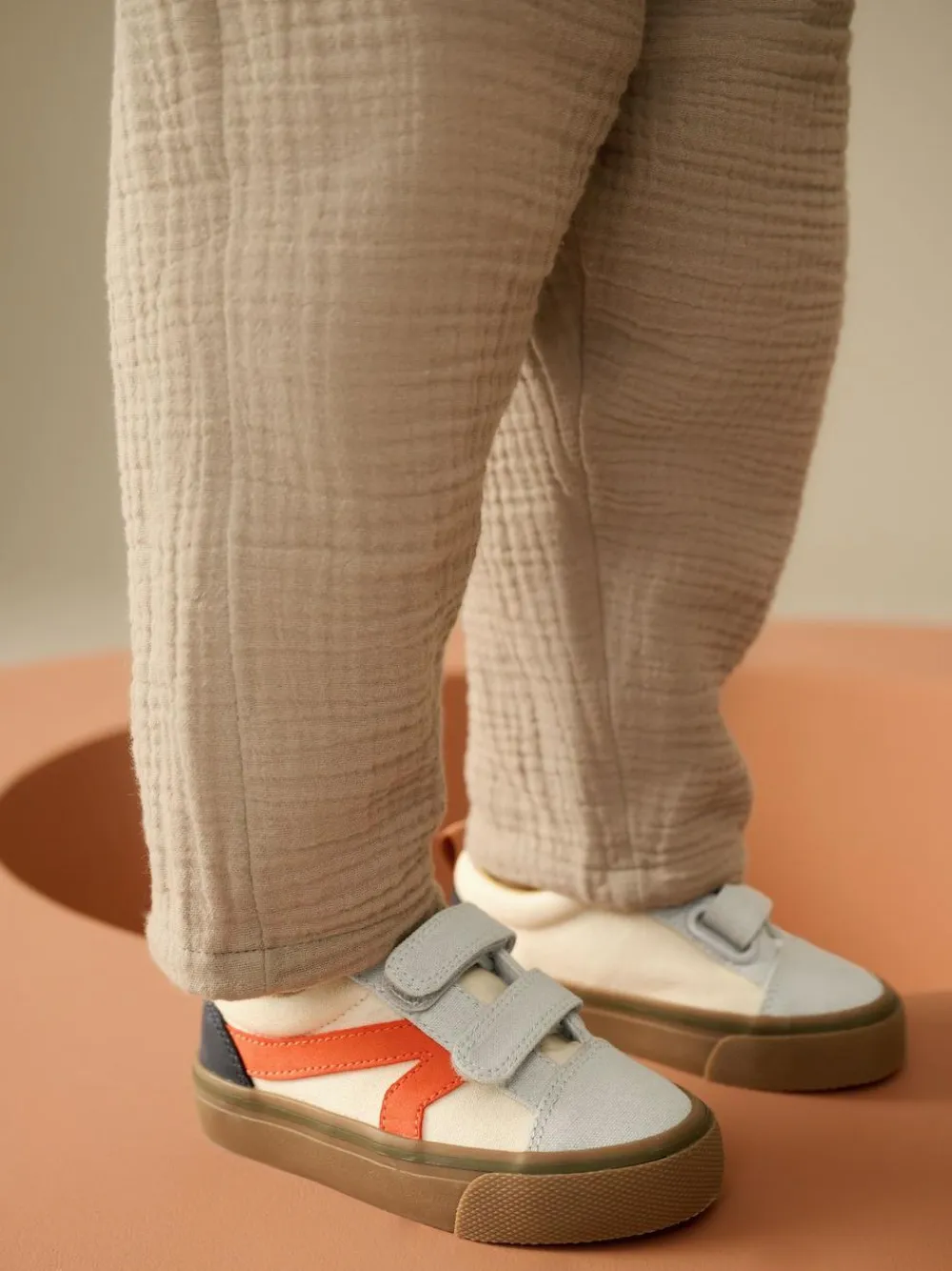 Best Next Multi Standard Fit (F) Touch Fastening Skate Trainers