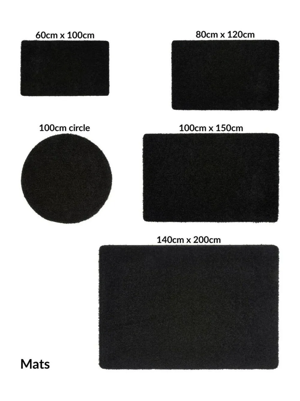 Sale My Rug Black Shaggy Rug