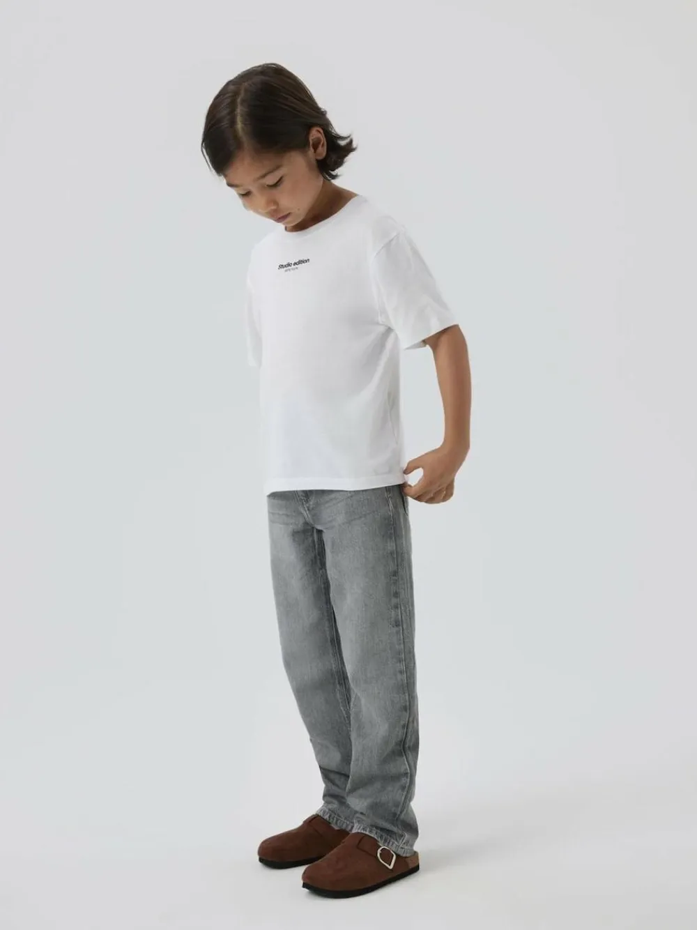 Discount Name It Straight Fit Jeans Grey