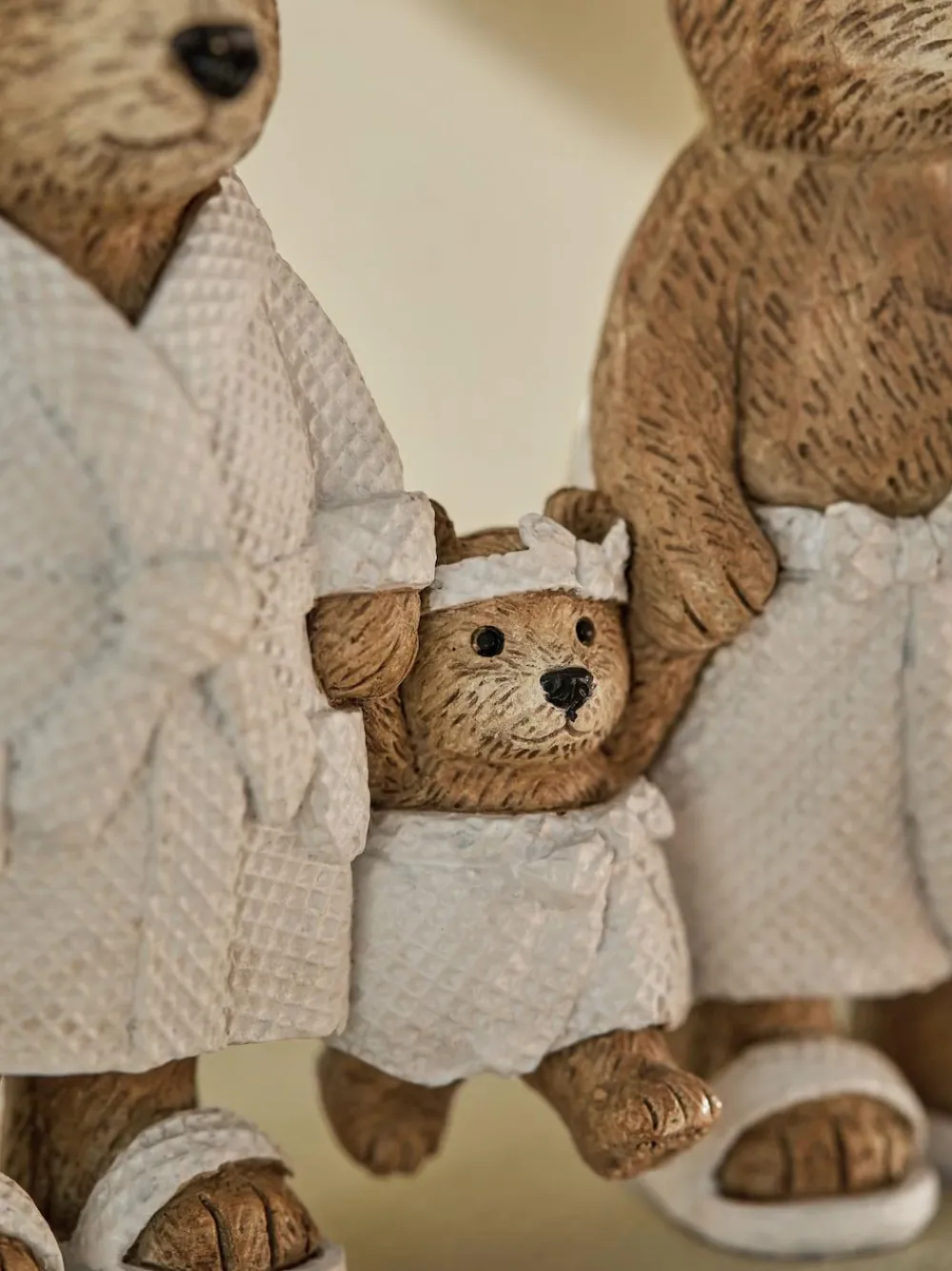 Next Natural Bertie Bear Family Bathroom Ornament^ Ornaments|Bathroom Accessories