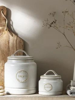 Hot Next Country Badge Treat Storage Jar Natural