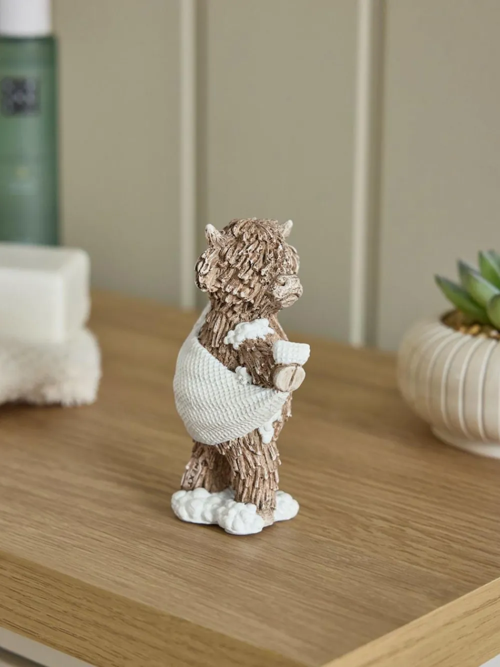 Next Natural Hamish the Highland Cow Bathroom Towel Ornament^ Bathroom Accessories|Ornaments