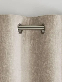 Online Next Natural Heavyweight Chenille Eyelet Super Thermal Curtains