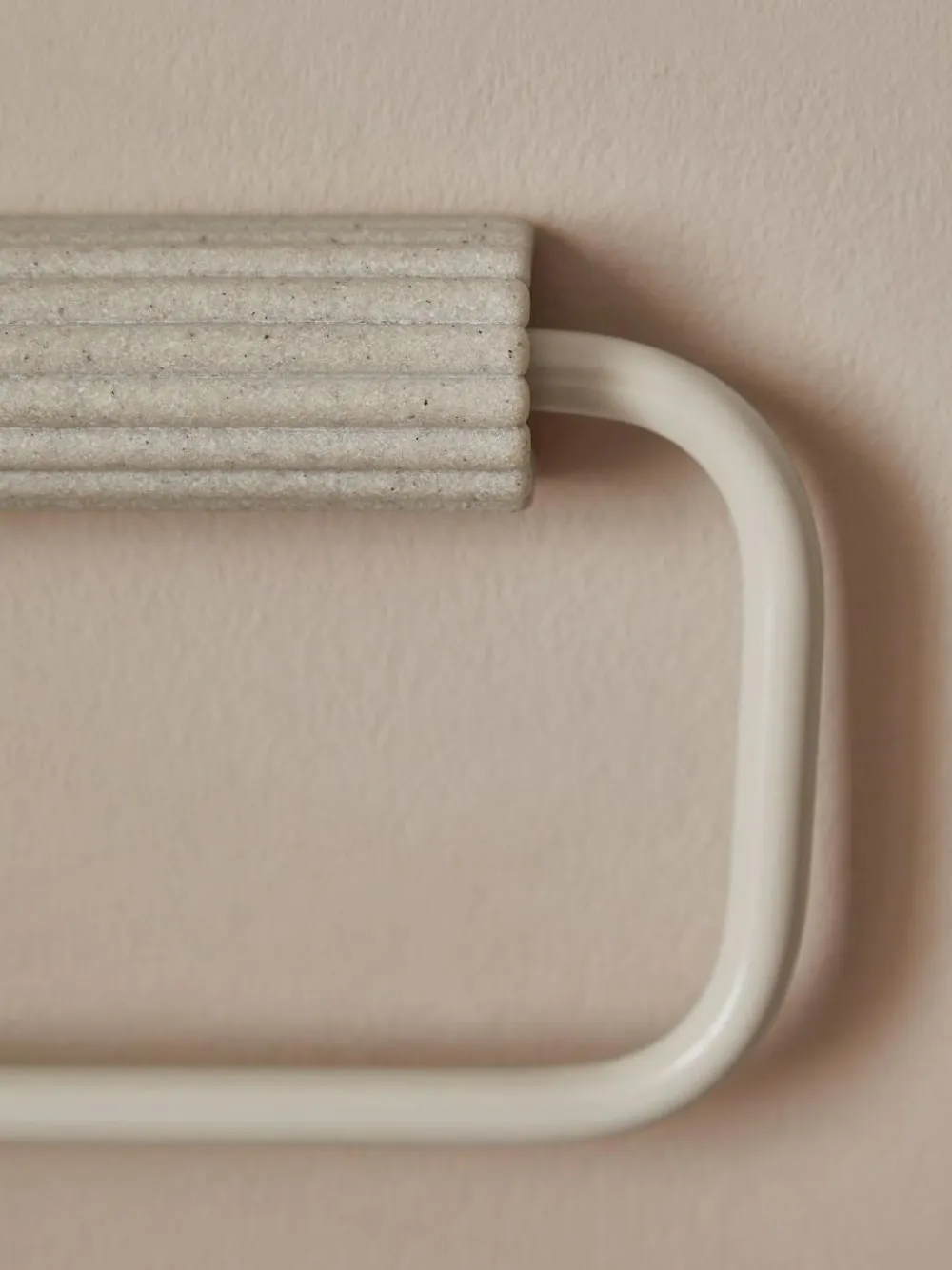 Outlet Next Natural Rib Towel Rail Ring