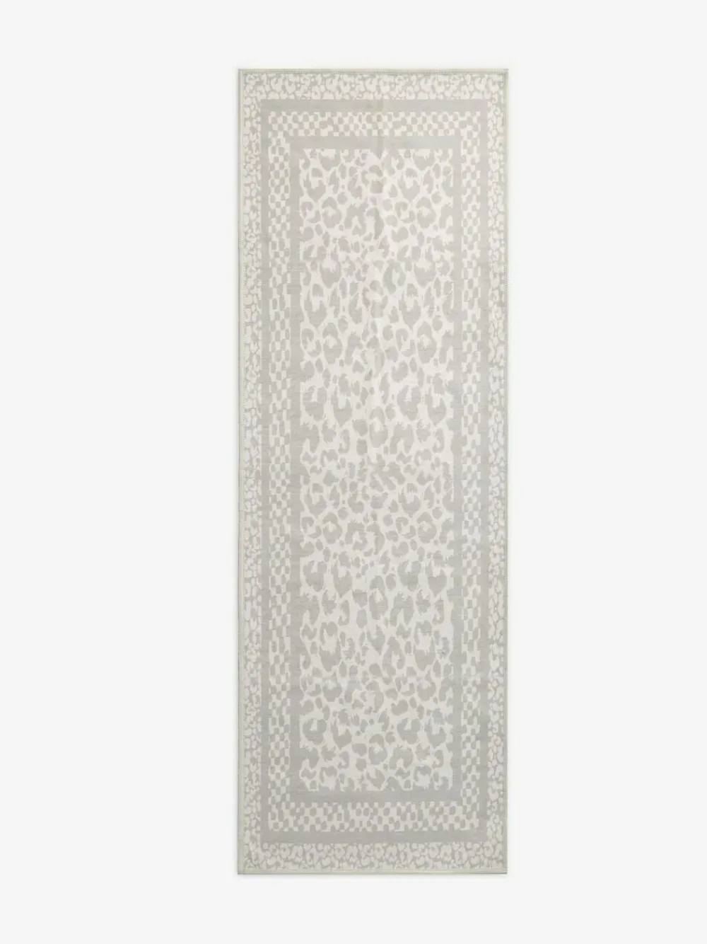 Hot Next Natural Washable Leopard Print Runner