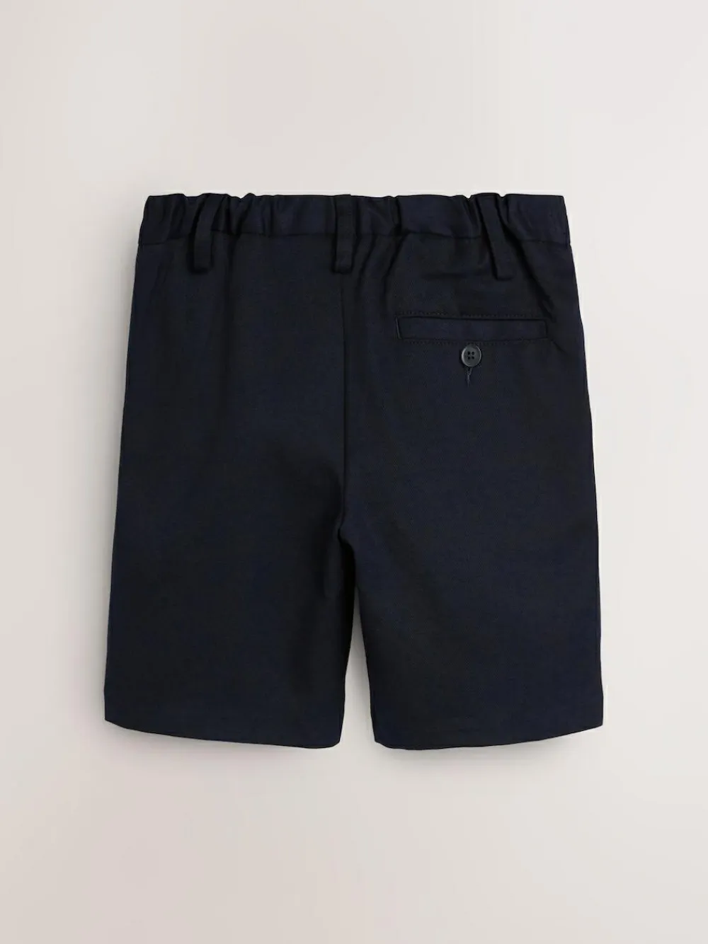 New Next 2 Pack Flat Front School Shorts (3-14yrs) Navy