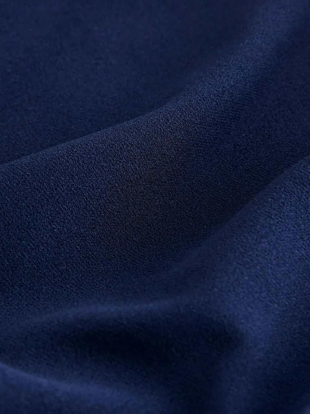 Next Draped Midi Ruched Dress Navy Blue