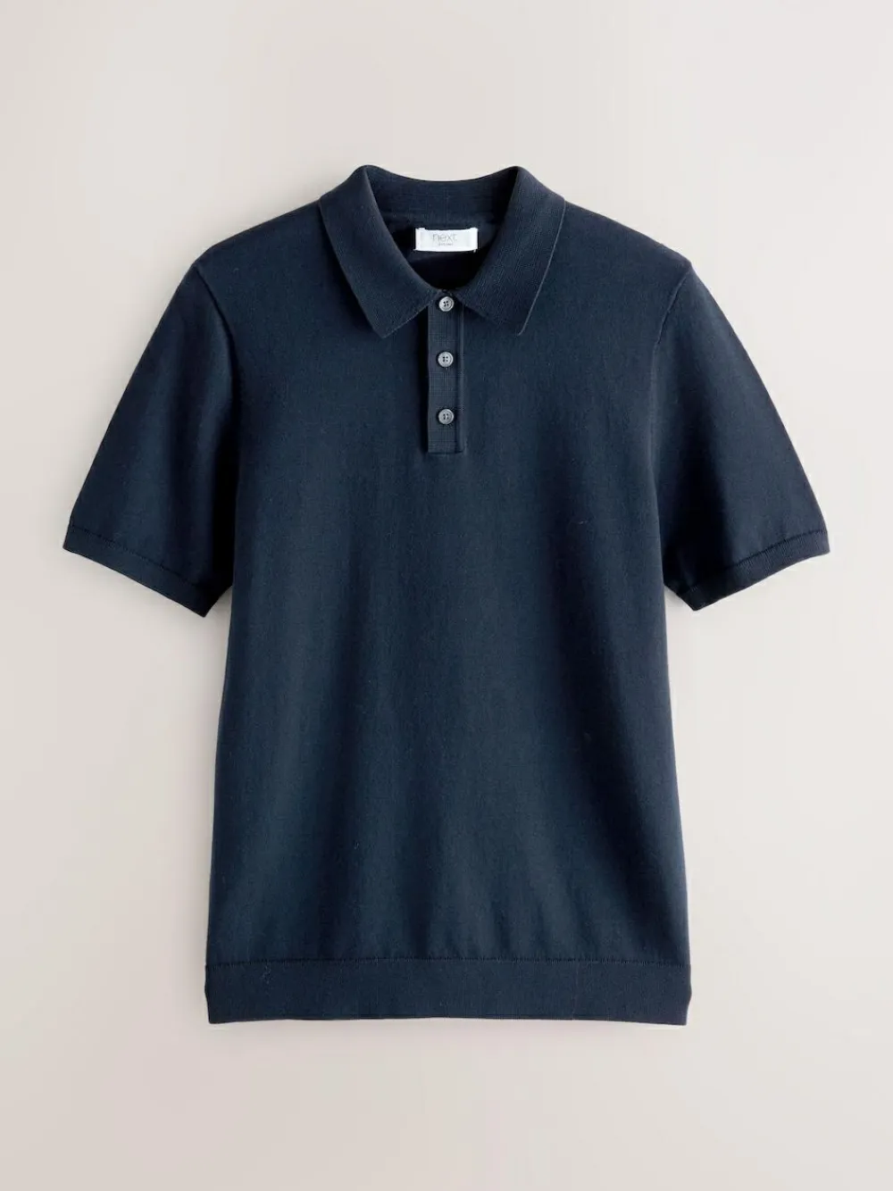 Next Muscle Fit Cotton Rich Short Sleeve Knit Polo Shirt^ Tops & T-Shirts|Knitwear