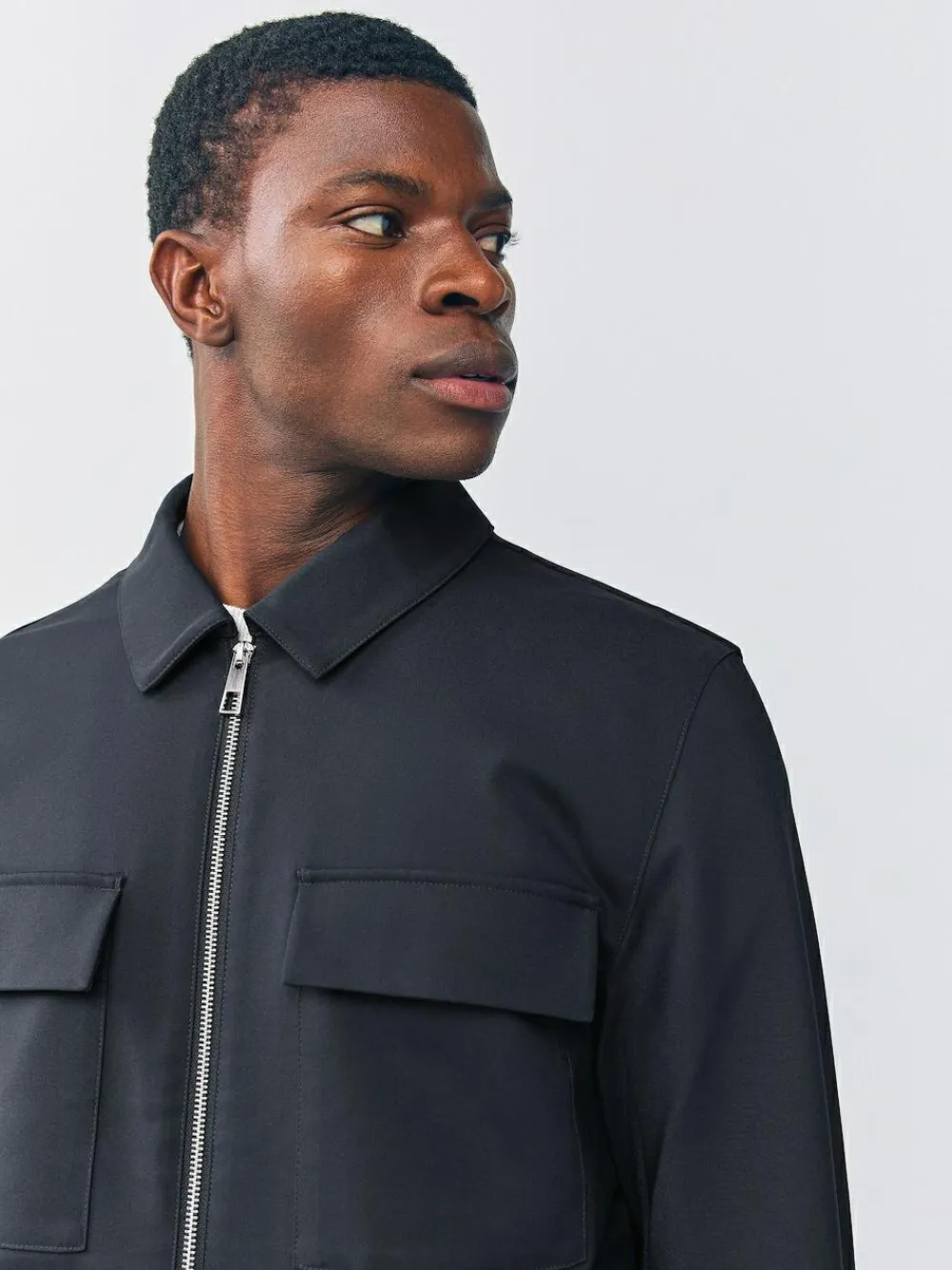 Discount Next N.Premium Smart Technical Jacket With Stretch Navy Blue
