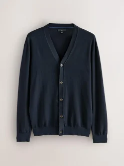 Next Regular Fit Cotton Rich Cardigan^ Knitwear|Knitwear