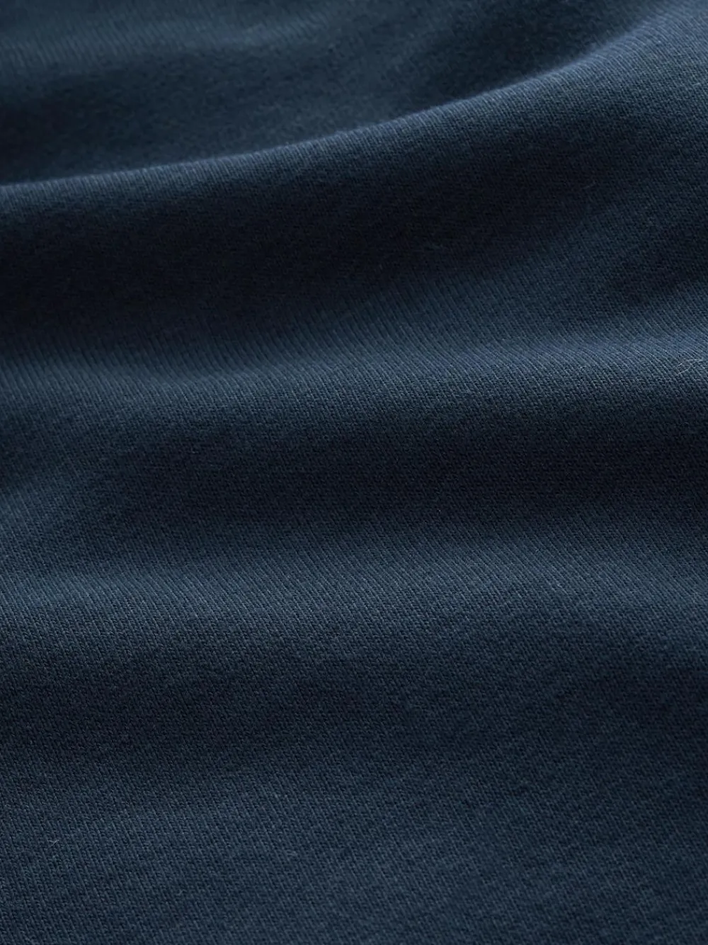 Clearance Next Navy Blue Regular Fit Heavyweight Cotton Rich Jersey Hoodie