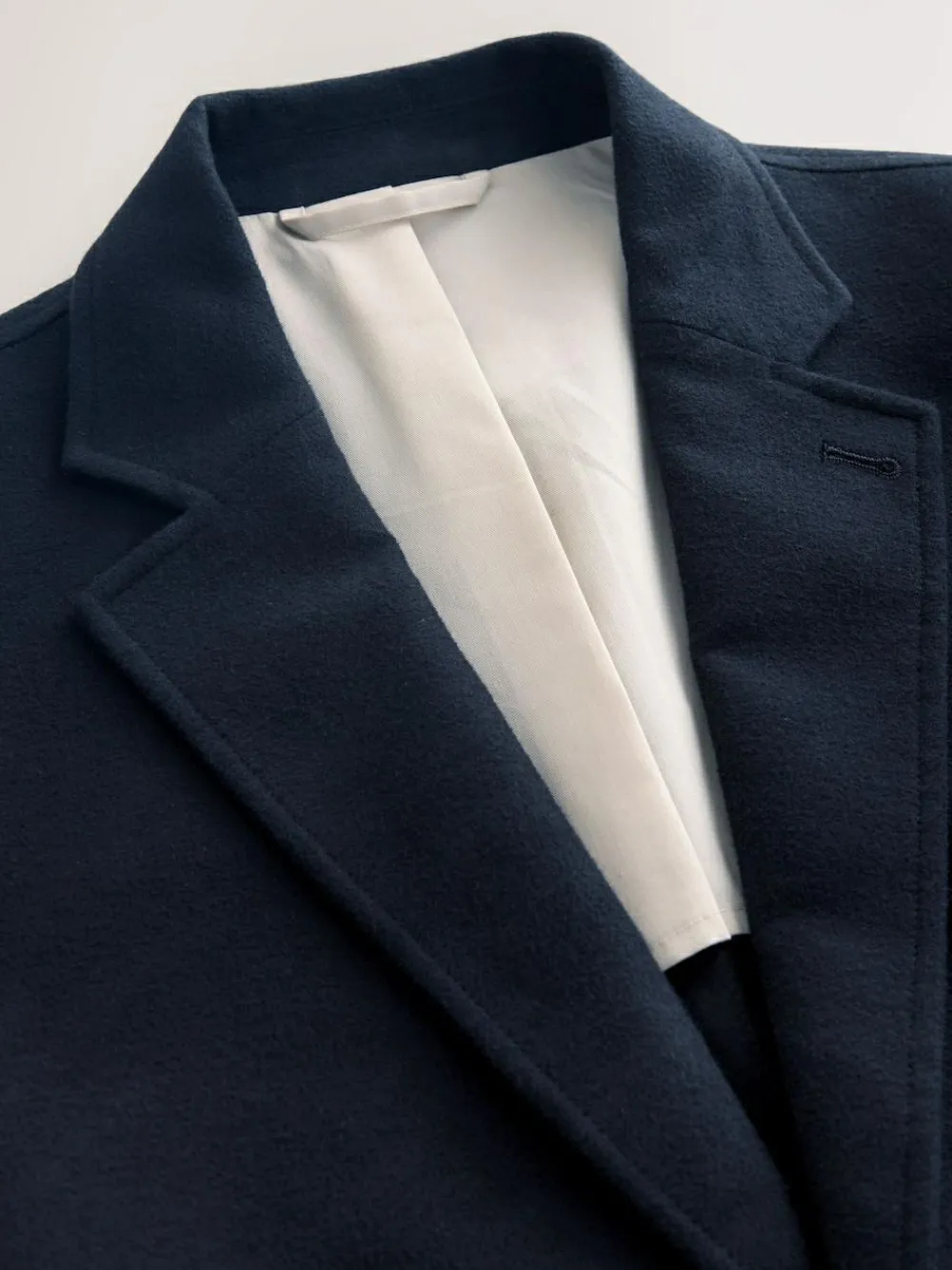 Clearance Next Relaxed Fit Cotton Suit Jacket Navy Blue