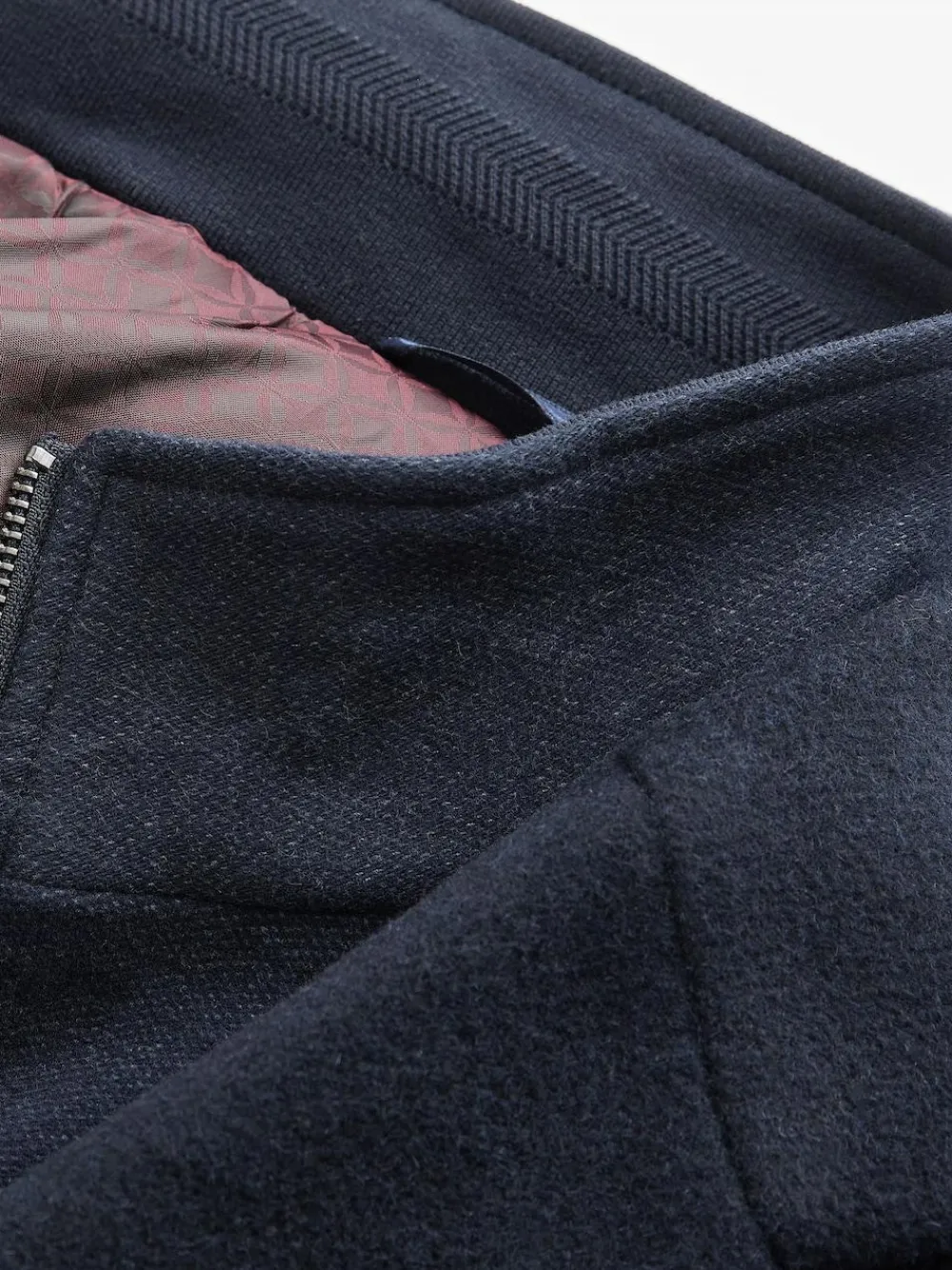 Next Signature Soft Touch Wool Rich Padded Italian Fabric Funnel Neck Coat^ Coats & Jackets|Coats & Jackets