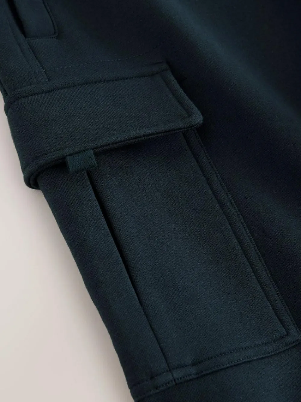 Outlet Next Slim Fit Slim Fit Brushback Heavyweight Cargo Joggers Navy Blue