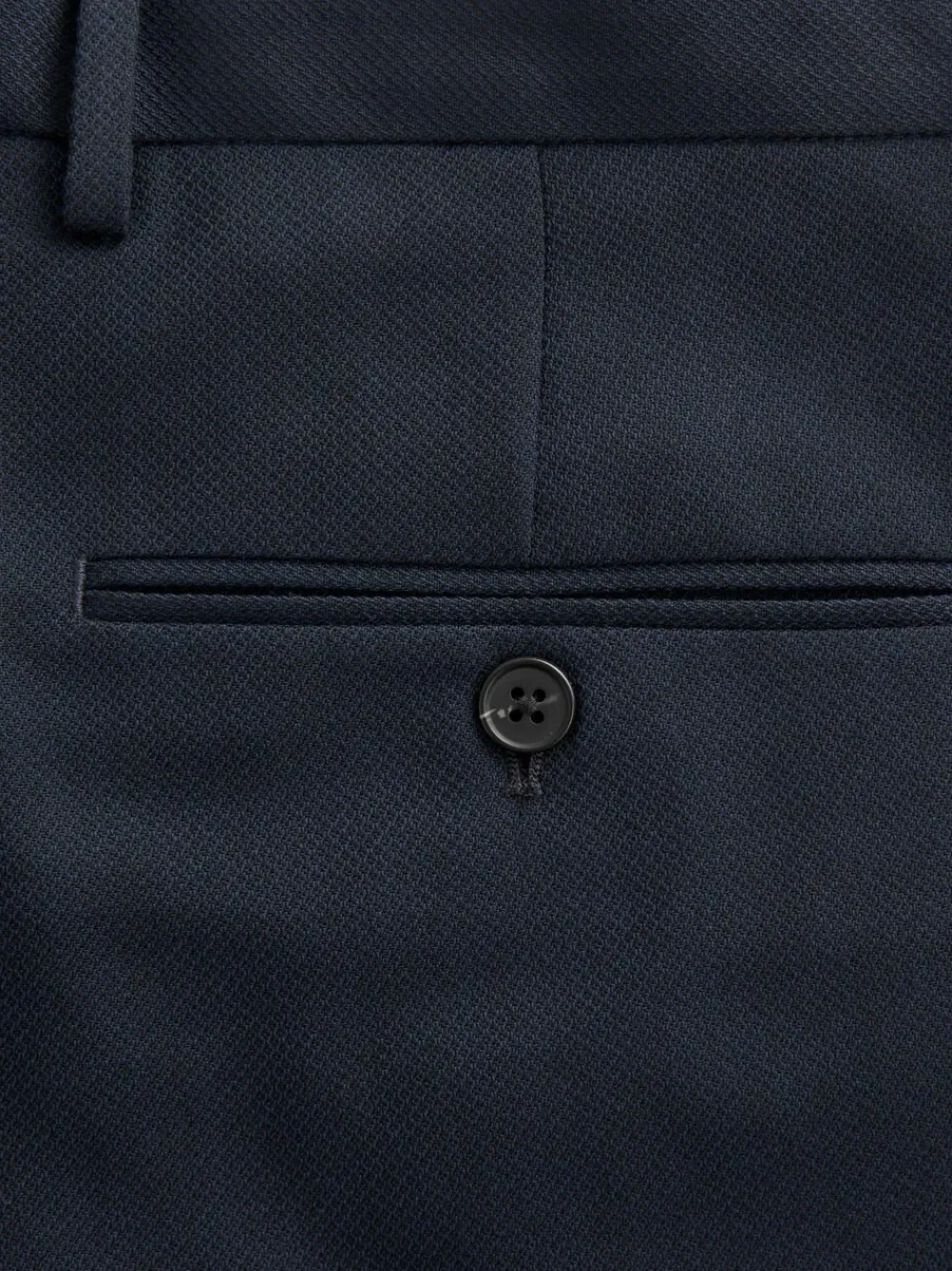 Next Navy Blue Slim Fit Textured Suit Trousers^ Occasionwear|Pants & Chinos