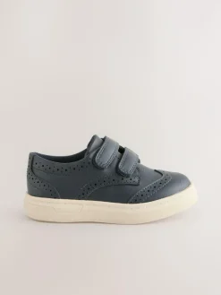 Next Standard Fit (F) Touch Fastening Brogue Shoes^ Shoes