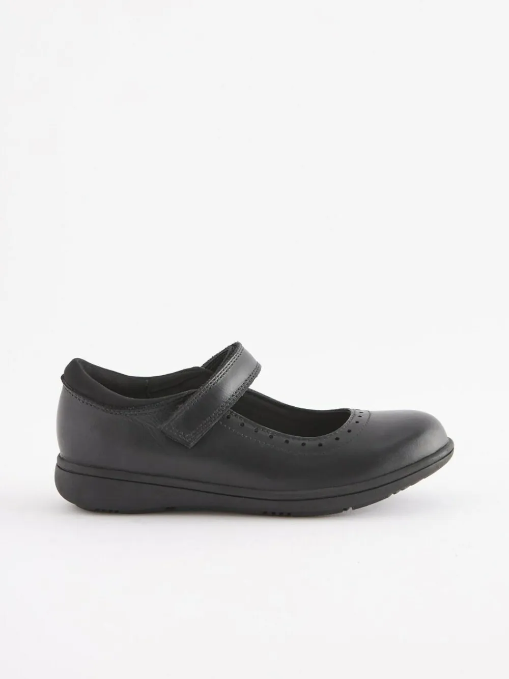 Next Standard Fit (F) School Leather Brogue Detail Mary Jane Shoes^ Shoes