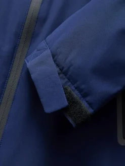 Next Navy Blue Waterproof Fleece Lined Hooded Jacket (3-16yrs)^BOY Coats & Jackets|Snowsuits & Coats