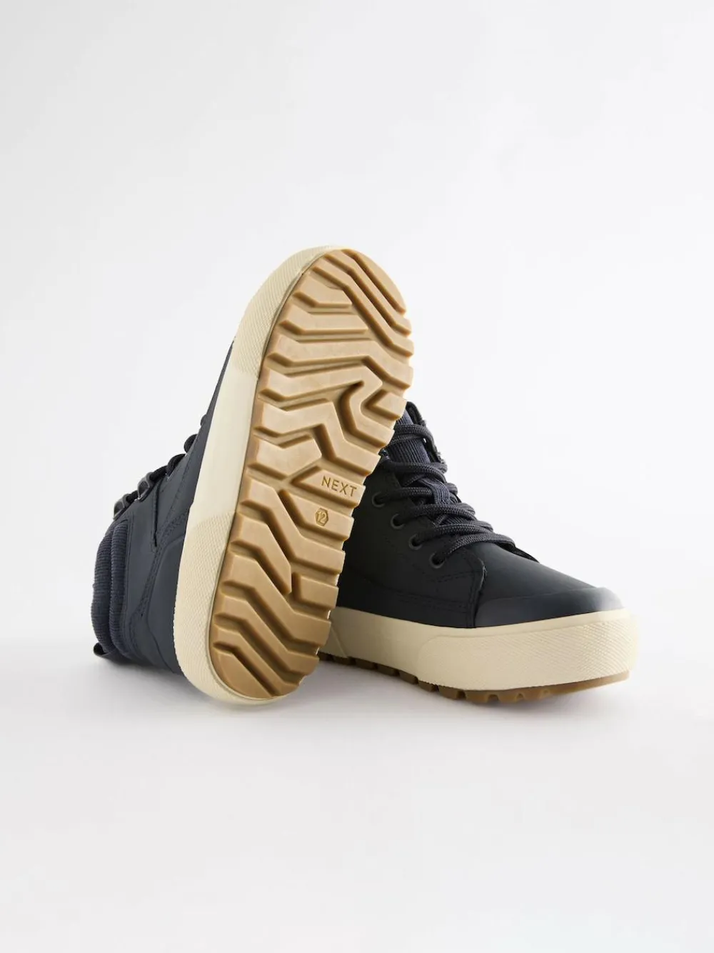 Next Wide Fit (G) Warm Lined High Top Boots^BOY Boots|Boots