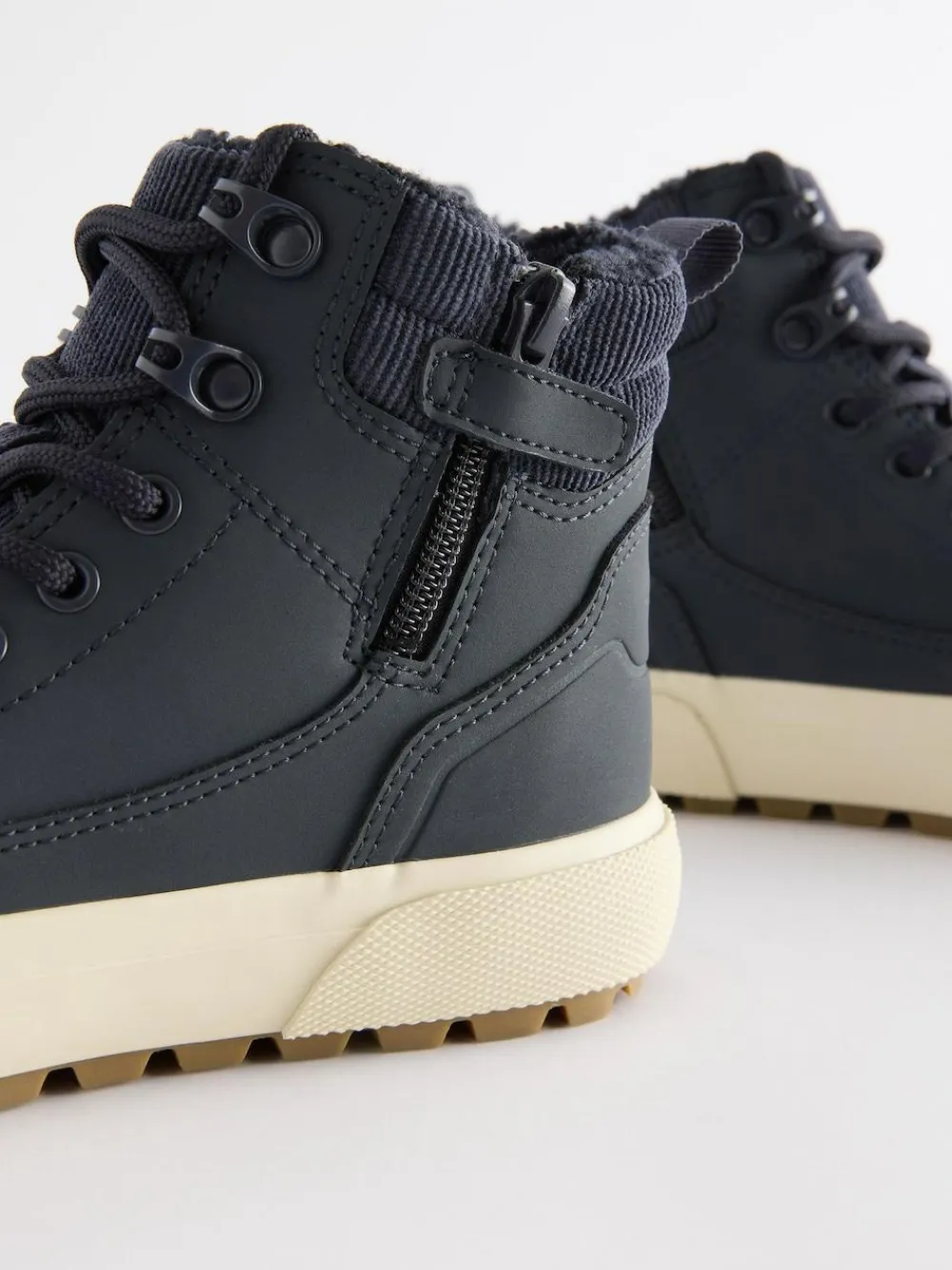 Next Wide Fit (G) Warm Lined High Top Boots^BOY Boots|Boots