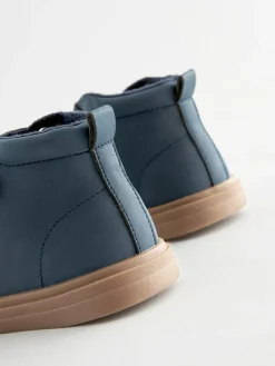 Next Wide Fit (G) Warm Lined Touch Fastening Boots^BOY Boots|Boots