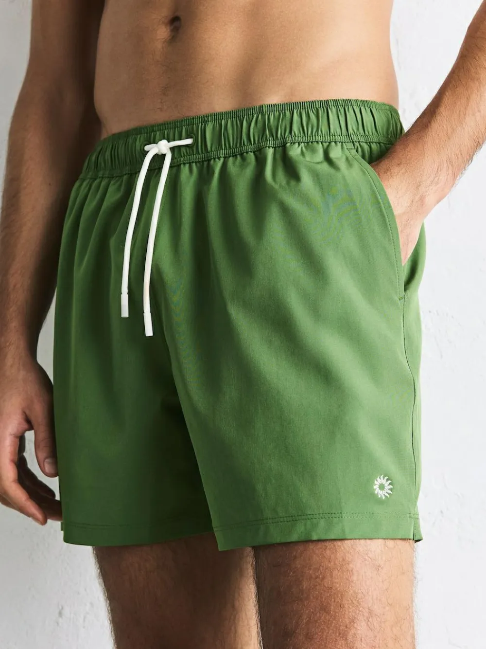 Clearance Next Motionflex 5 Inch Swim Shorts 2 Pack Navy Blue/Green