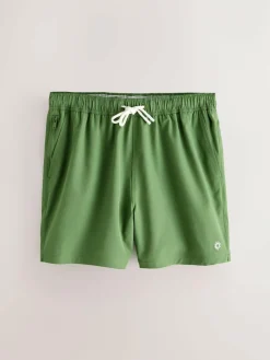 Clearance Next Motionflex 5 Inch Swim Shorts 2 Pack Navy Blue/Green