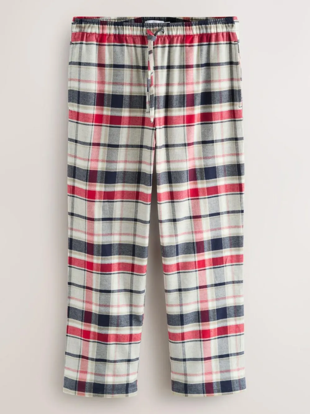 New Next Check Woven Short Sleeve Pyjamas Set Navy Blue/Grey