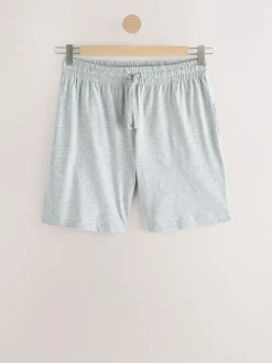 Best Next Jersey Pyjamas Shorts 3 Pack Navy Blue/Grey