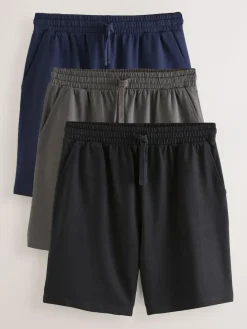 Next Loopback Soft Touch Shorts 3 Pack^ Loungewear|Shorts