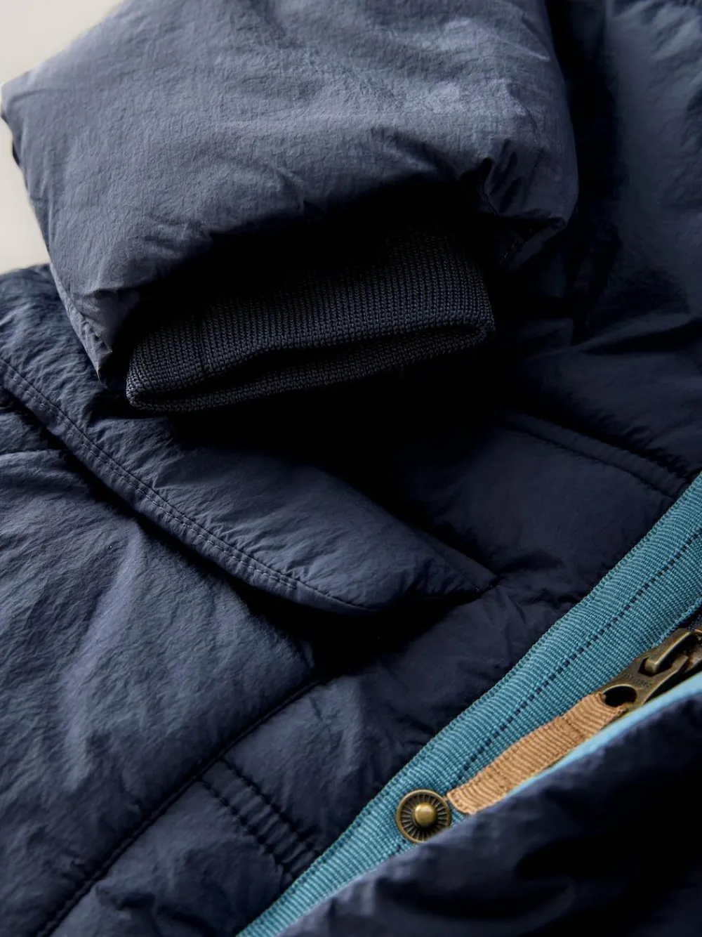 Sale Next Borg Lined Padded Shower Resistant Coat (3mths-7yrs) Navy