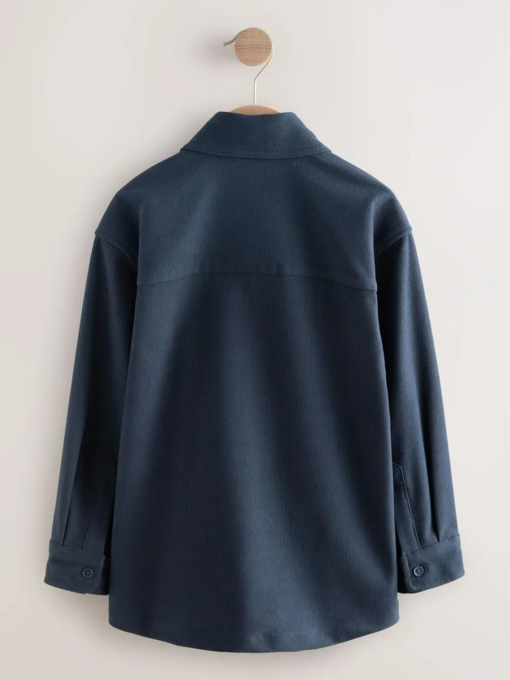 Best Next Navy Corduroy Zip Overshirt (3-16yrs)