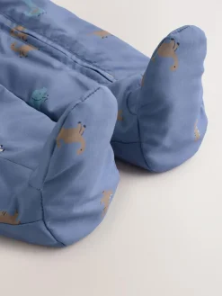 Next Navy Hooded Nylon Baby All-In-One (0mths-2yrs)