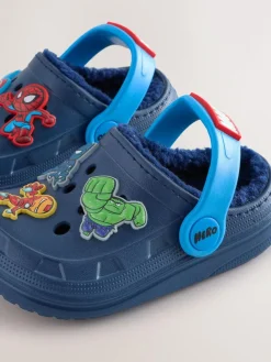 Sale Next Navy Marvel Slipper Clogs