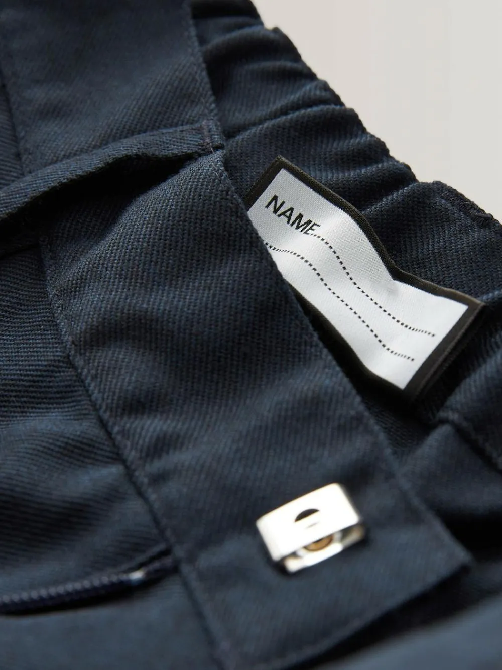 Best Next Plus Waist Straight Leg School Trousers (3-17yrs) Navy