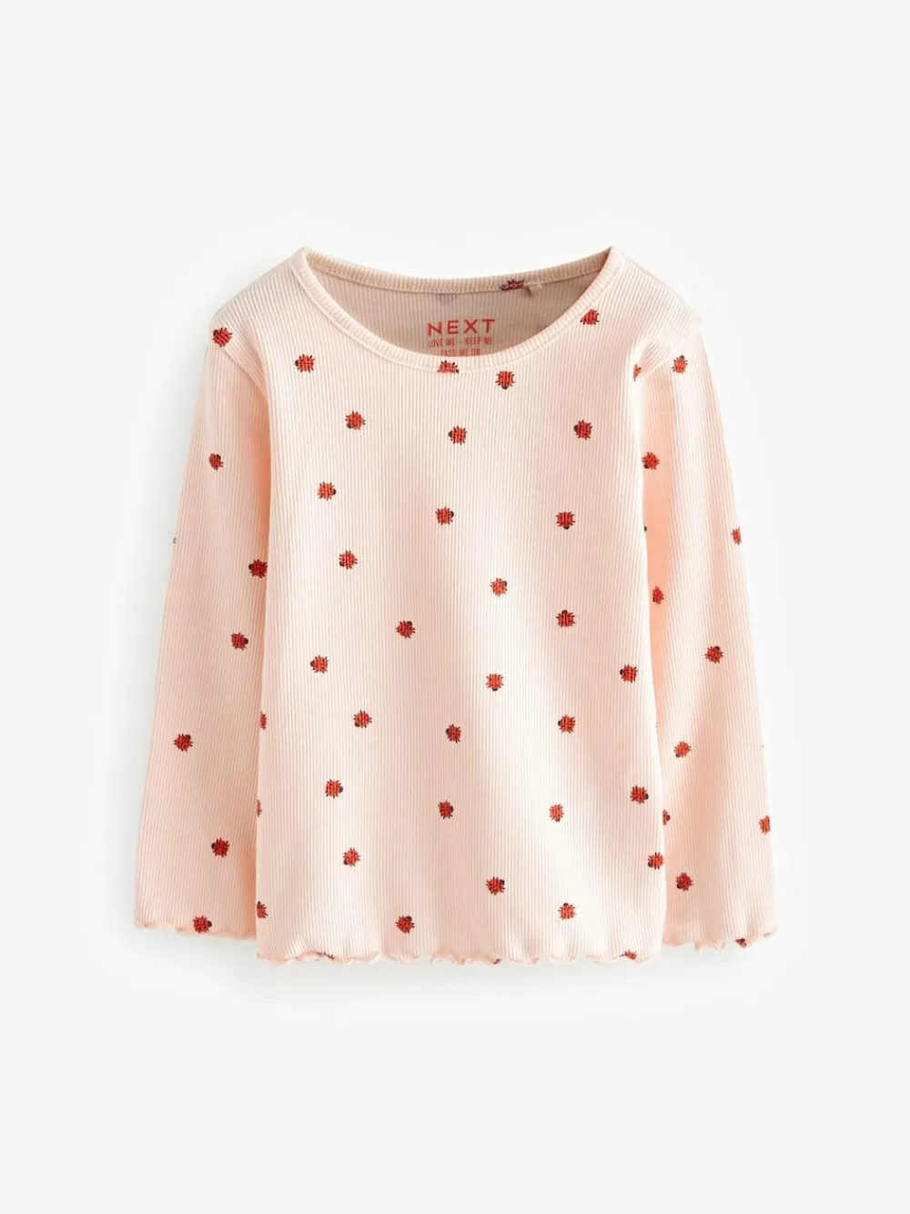 Next Ribbed Long Sleeve Tops 5 Pack (3mths-7yrs)^ Tops|T-Shirts