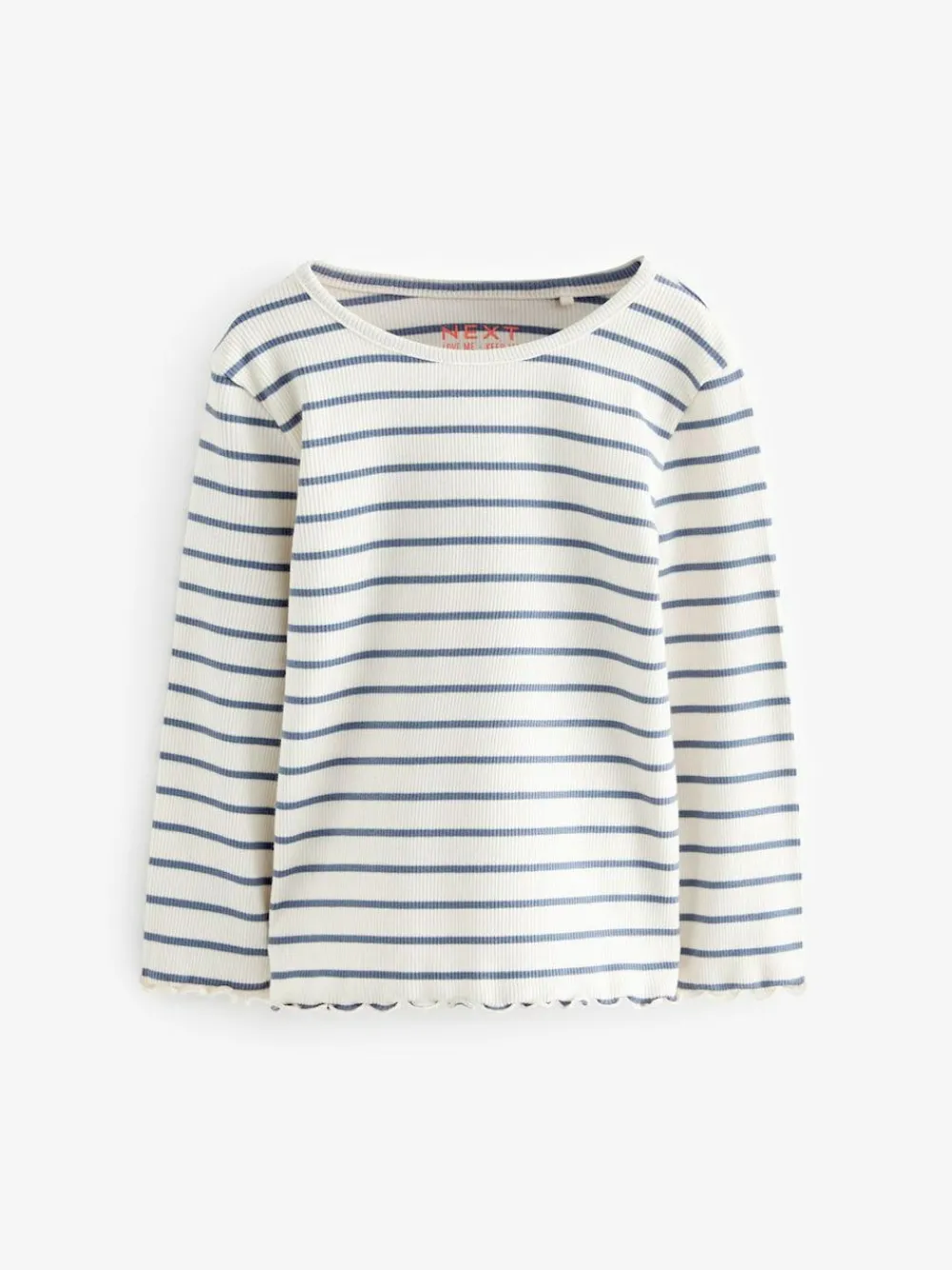 Next Ribbed Long Sleeve Tops 5 Pack (3mths-7yrs)^ Tops|T-Shirts