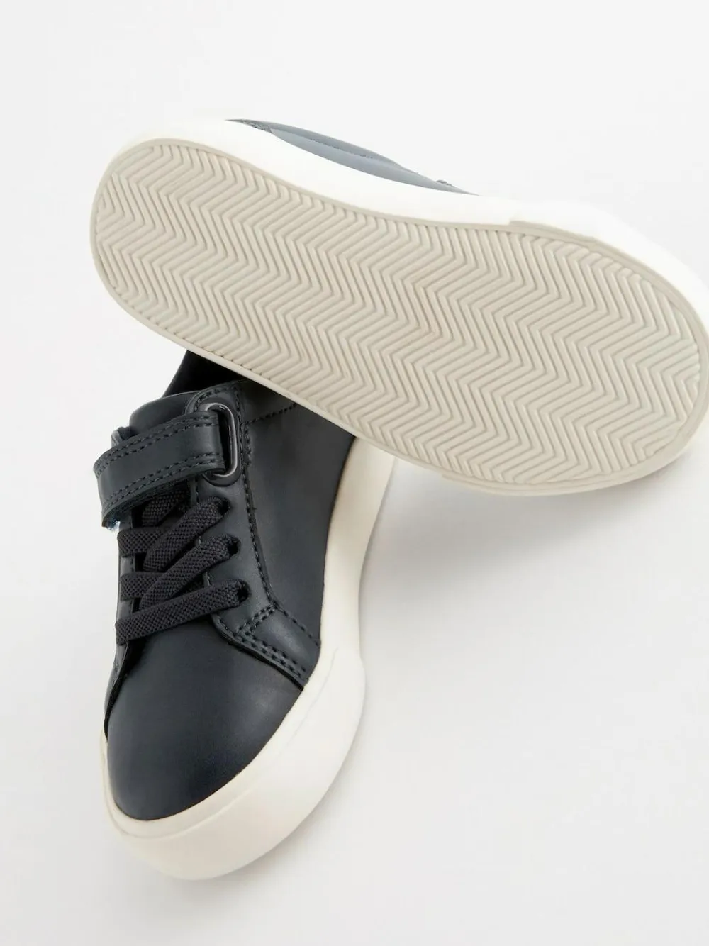 Next Standard Fit (F) Touch Fastening Elastic Lace Trainers^BOY Sneakers|Sneakers