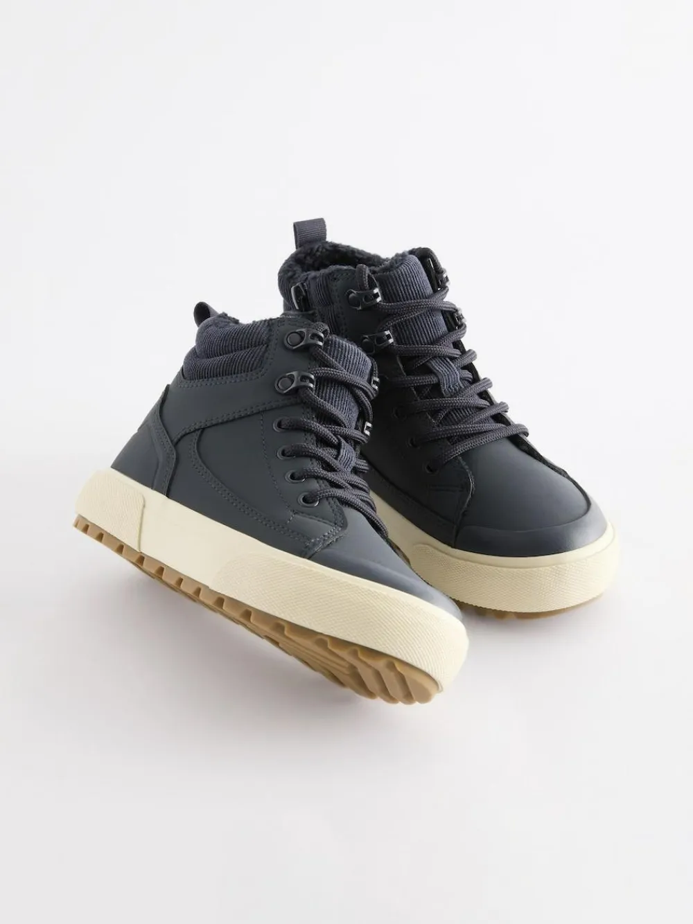 Next Standard Fit (F) Warm Lined High Top Boots^BOY Boots|Boots