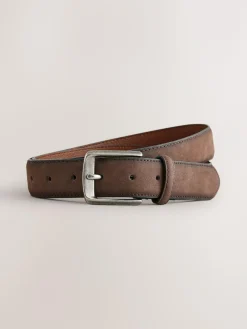 Next Straight Fit Belted Corduroy Trousers^ Pants & Chinos