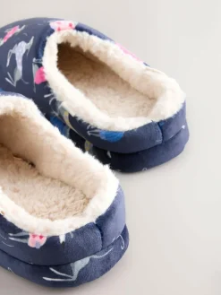 Clearance Next Navy Whippet Mule Slippers