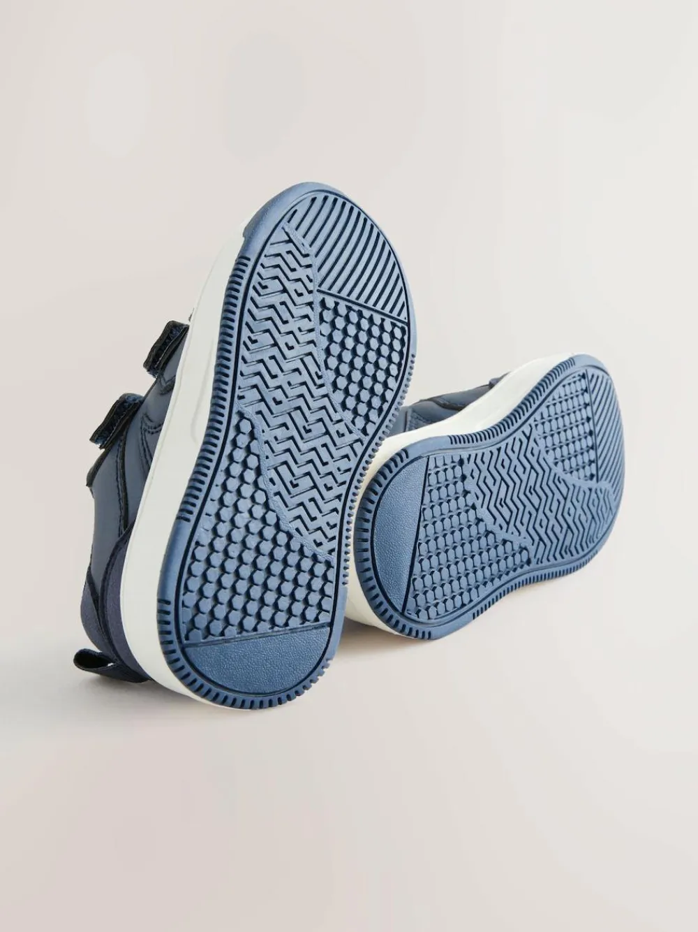 Sale Next Wide Fit (G) Touch Fastening Two Strap Trainers Navy