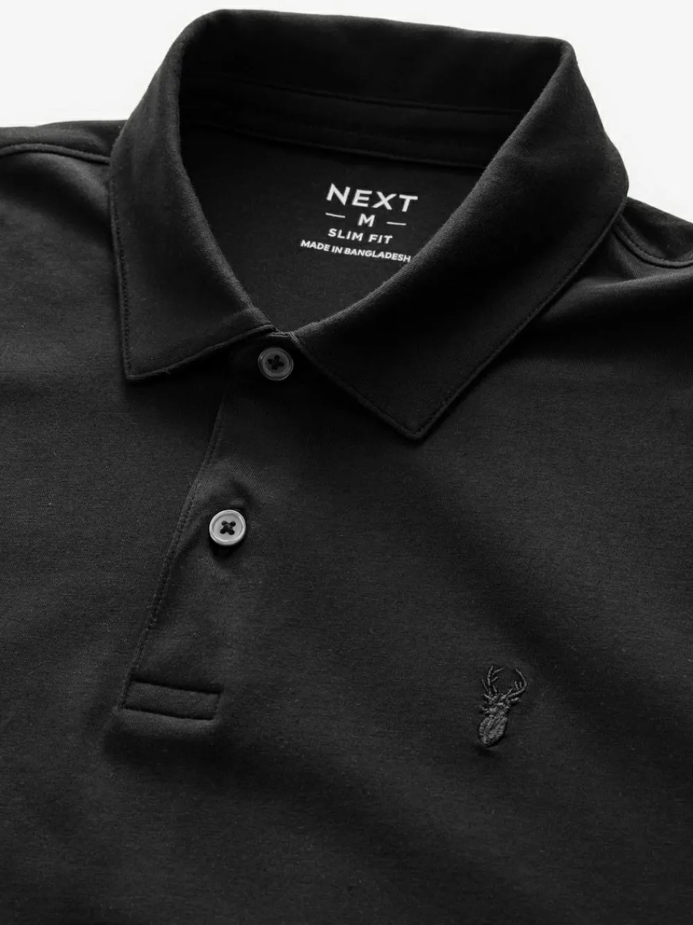 Discount Next Navy/Black/Grey/White/Sage Green Slim Fit Short Sleeve Jersey Polo Shirts 5 Pack