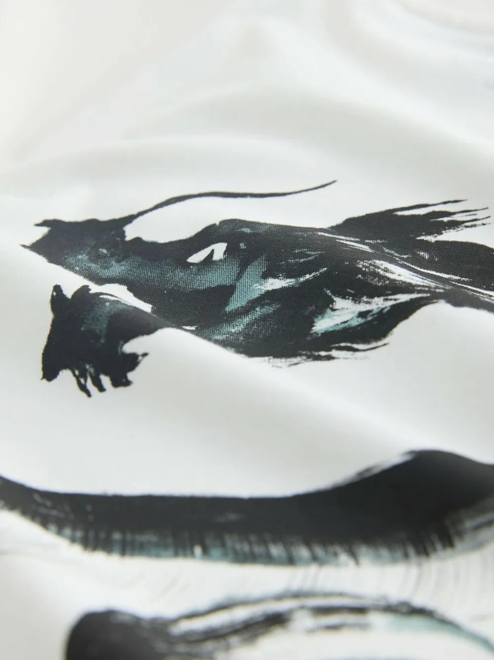 Hot Next Navy/Ecru White/Teal Regular Fit Graphic Print T-Shirts 3 Pack